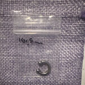 MidSparkGems Silver Horseshoe Titanium Steel 10g 8mm 4mm Balls Body Jewelry